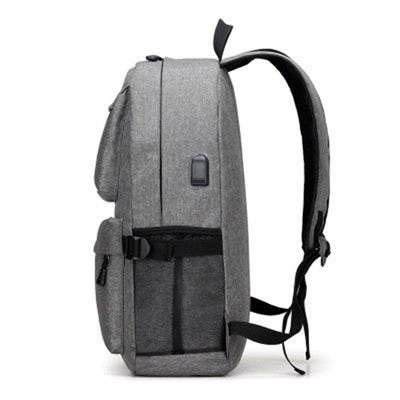 Waterproof Bag Backpack with USB Port for 16 Inch Laptop Unisex - Walmel