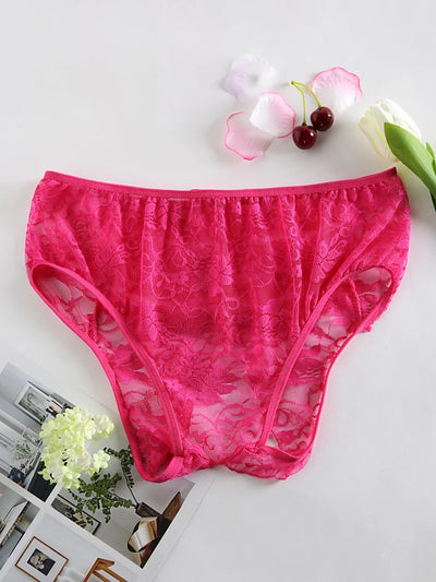 Women's Plus Size Lace Ultra Sexy Panties-Walmel