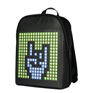 Dynamic Backpack with Smart LED Display and Waterproof WiFi