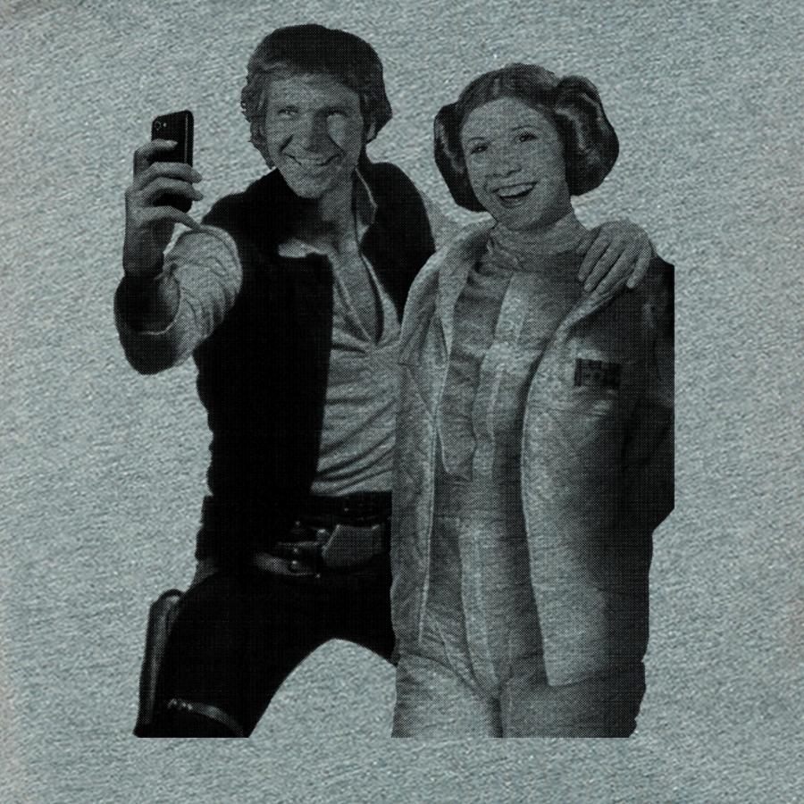 Star Wars-Selfie, Han und Leia