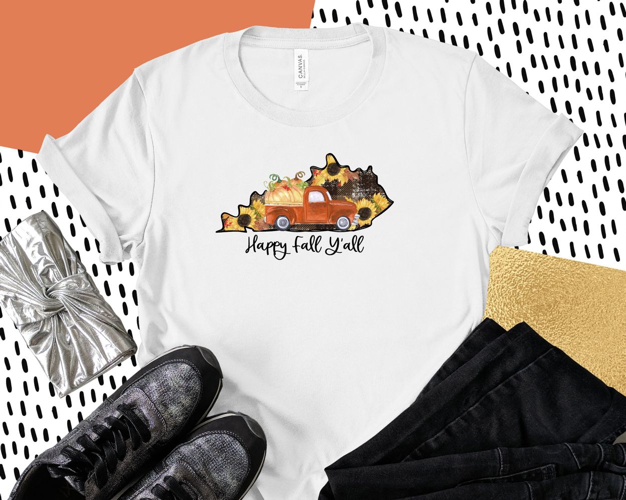 Camiseta Feliz Outono Kentucky