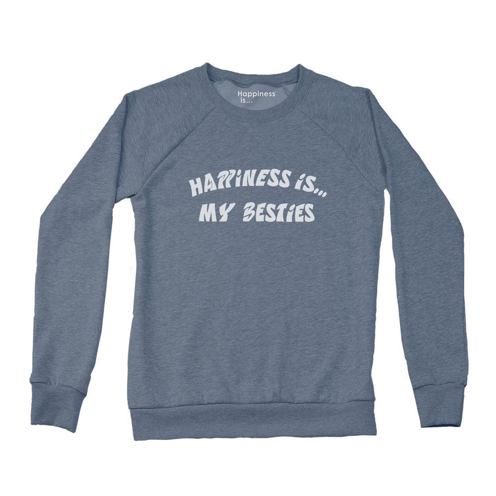 Besties Crew-Sweatshirt für Damen, Marineblau