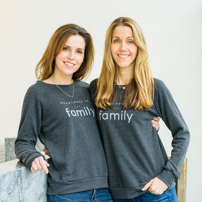 Women's Family Crew Sweatshirt, Charcoal