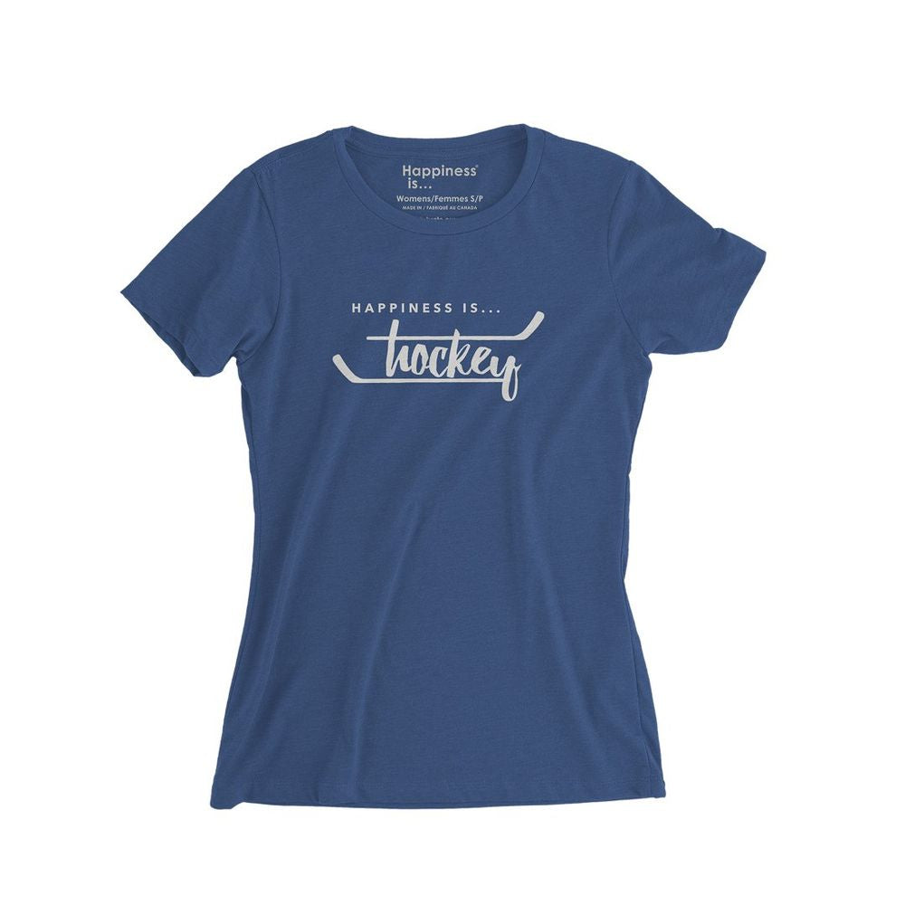 Damen-Hockey-T-Shirt, blau