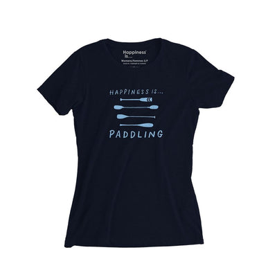 Paddel-T-Shirt für Damen, Marineblau