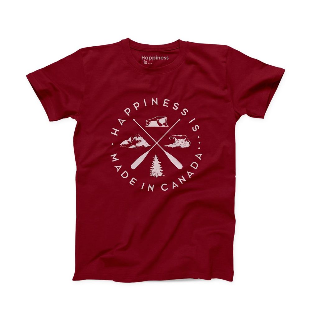 Youth Crest T-Shirt, Canada Red