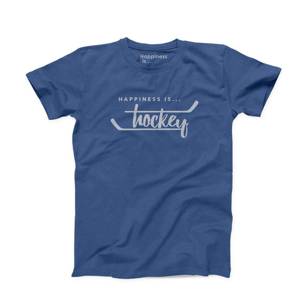 Jugend-Hockey-T-Shirt, blau