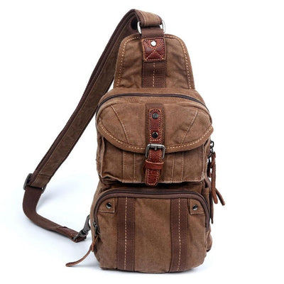 Sunset Cove Canvas Sling Bag