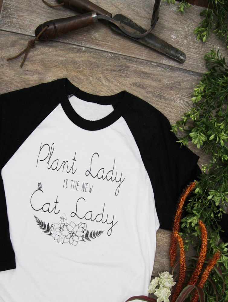 Camiseta de beisebol unissex para adulto Plant Lady