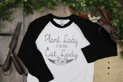 Plant Lady Unisex-Baseball-T-Shirt für Erwachsene