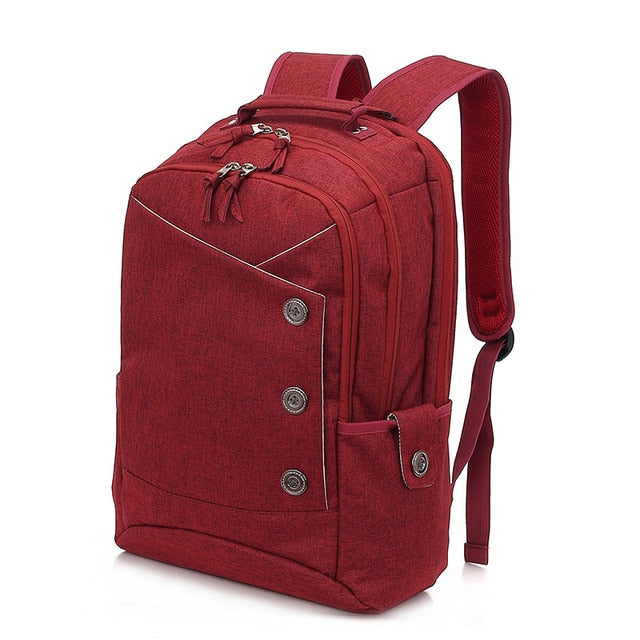 Women's Waterproof Business Stylish Backpack Red - Walmel